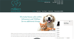 Desktop Screenshot of millikenanimalclinic.com